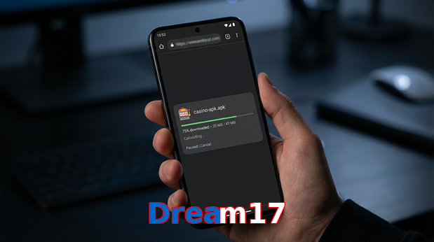 Main screen of Dream17 apk page for PK players